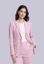 Load image into Gallery viewer, CORAL COTTON LINEN JACKET
