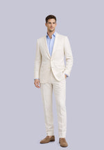 Load image into Gallery viewer, ALMOND WHITE LINEN JACKET
