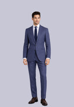 Load image into Gallery viewer, NAVY PEAK LINEN COAT
