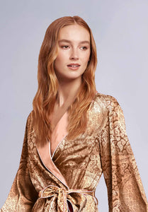 AURA LUXURE SILK ROBE SET