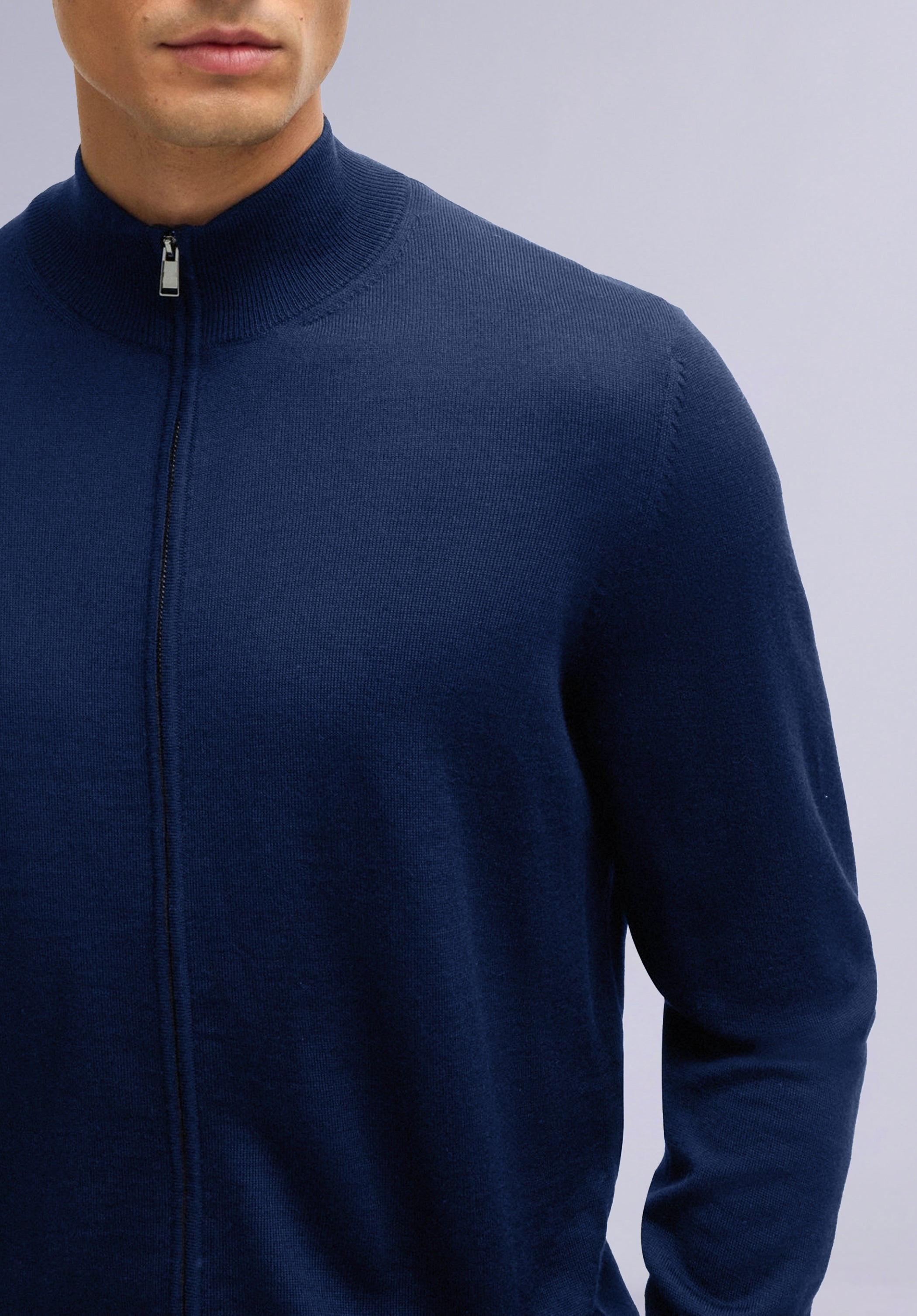 OXFORD MERINO CARDIGAN