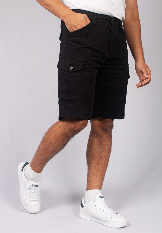 ONYX TWILL CARGO SHORTS