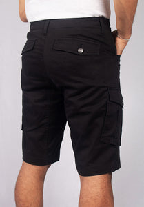 ONYX TWILL CARGO SHORTS