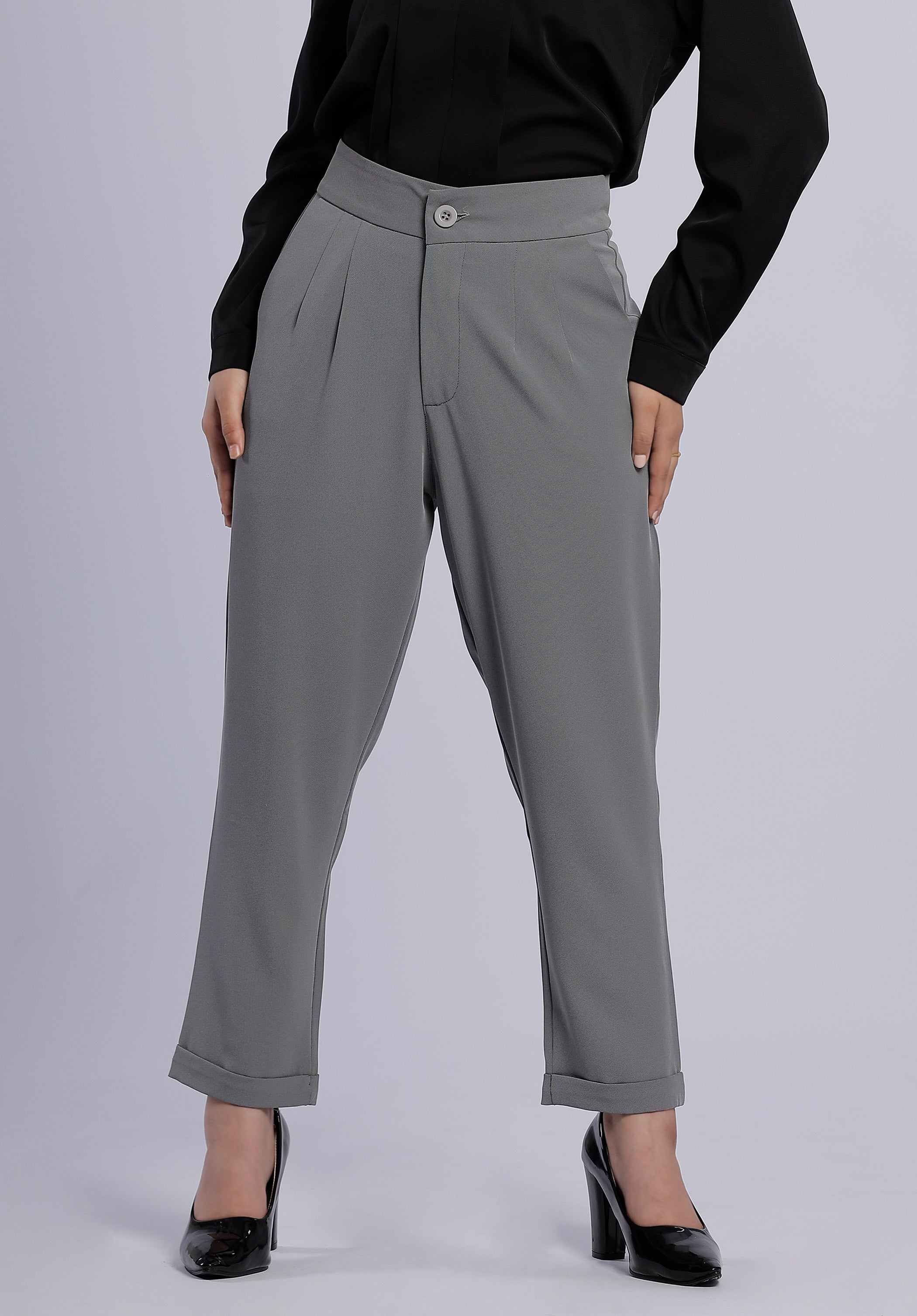 MOLLY GRAPHITE CHINO