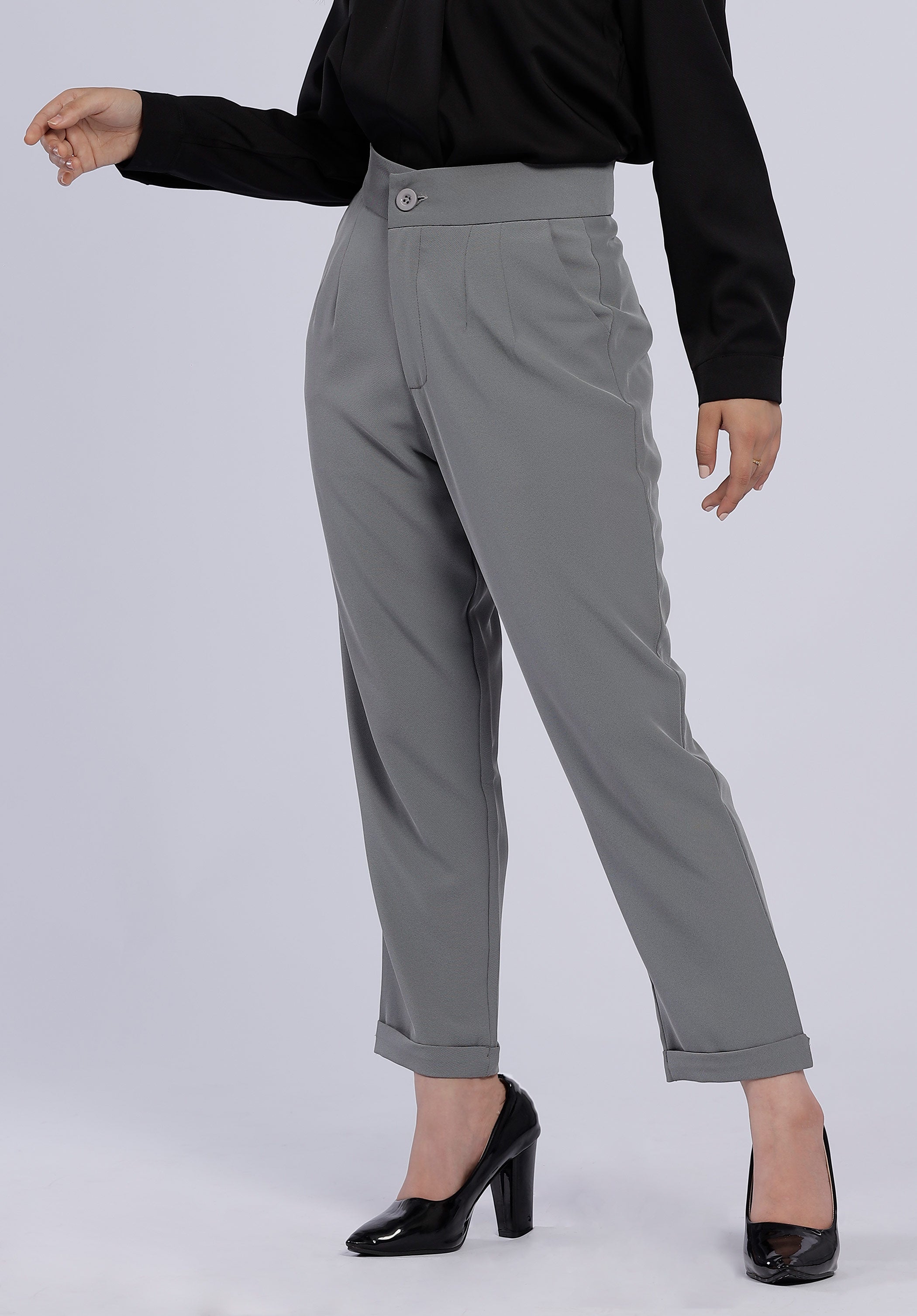 MOLLY GRAPHITE CHINO