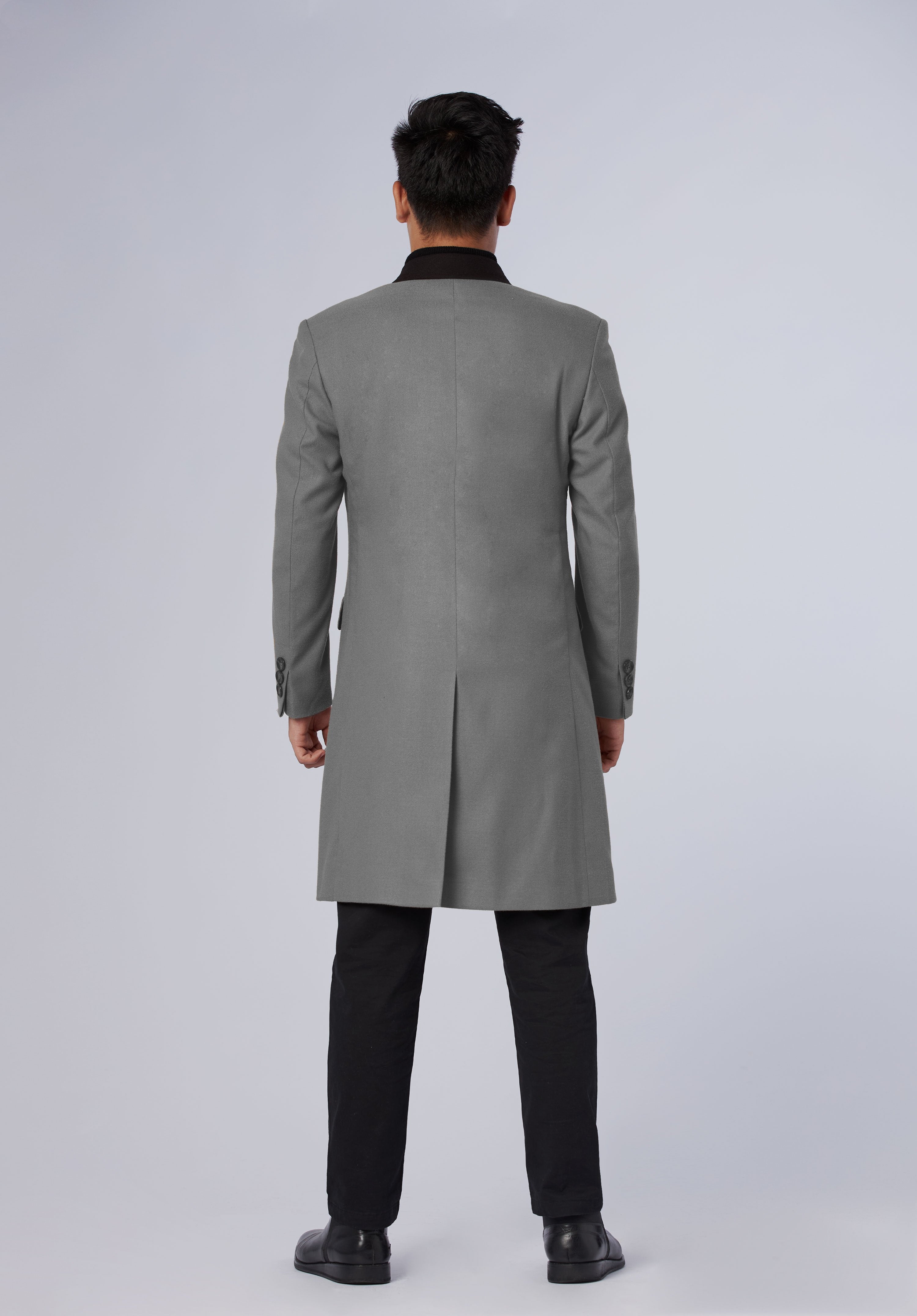 single breasted-longcoat-men