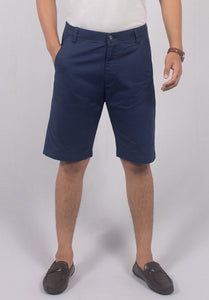 ULTRAMARINE COTTON SHORTS