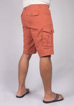 Load image into Gallery viewer, VERMILION TWILL CARGO SHORTS
