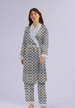 Load image into Gallery viewer, PEARL LUXURE SILK ROBE
